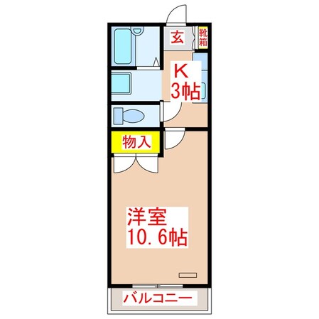 ステーションヒルズＫの物件間取画像